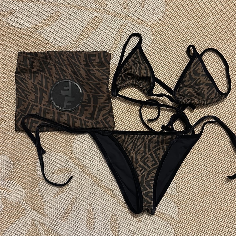 FENDI velvet Bikini